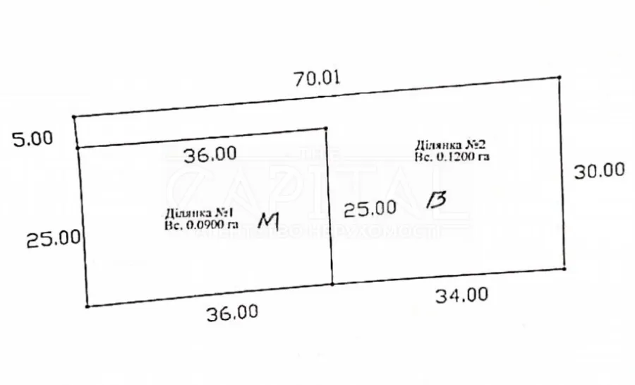 Продажа  участок под жилую застройку Киевская обл., Бровары, Кутузова ул., 23